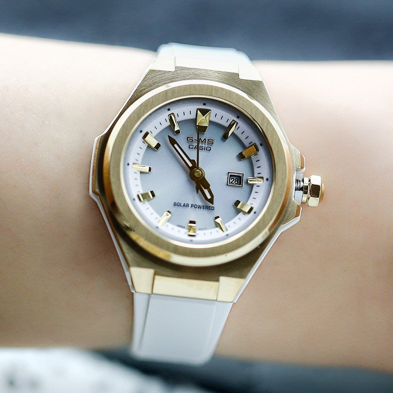 CASIO Baby-G 'White Gold' MSG-S500G-7APR