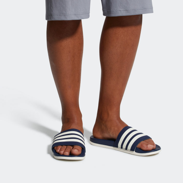 adidas Adilette Cloudfoam Plus Stripe 'Navy' AP9970