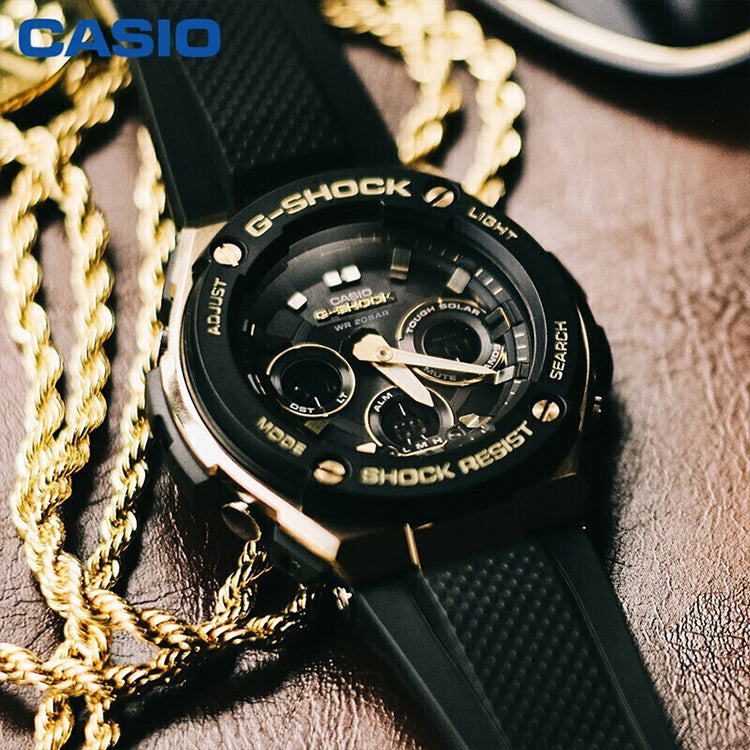 CASIO G-Shock G-Steel 'Gold Black' GST-S300G-1A9
