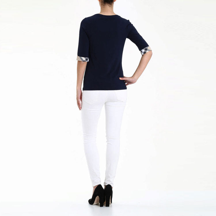 Burberry SS21 Plaid Short Sleeve Blue 38773301