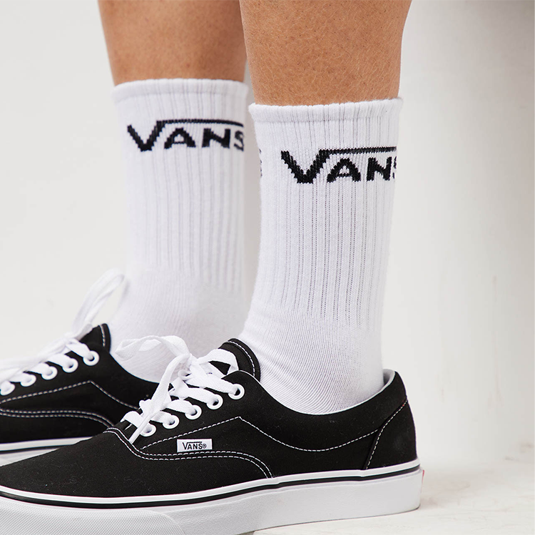 Vans AP CN Skate Crew Socks 'White Black' VN0A341NWHT
