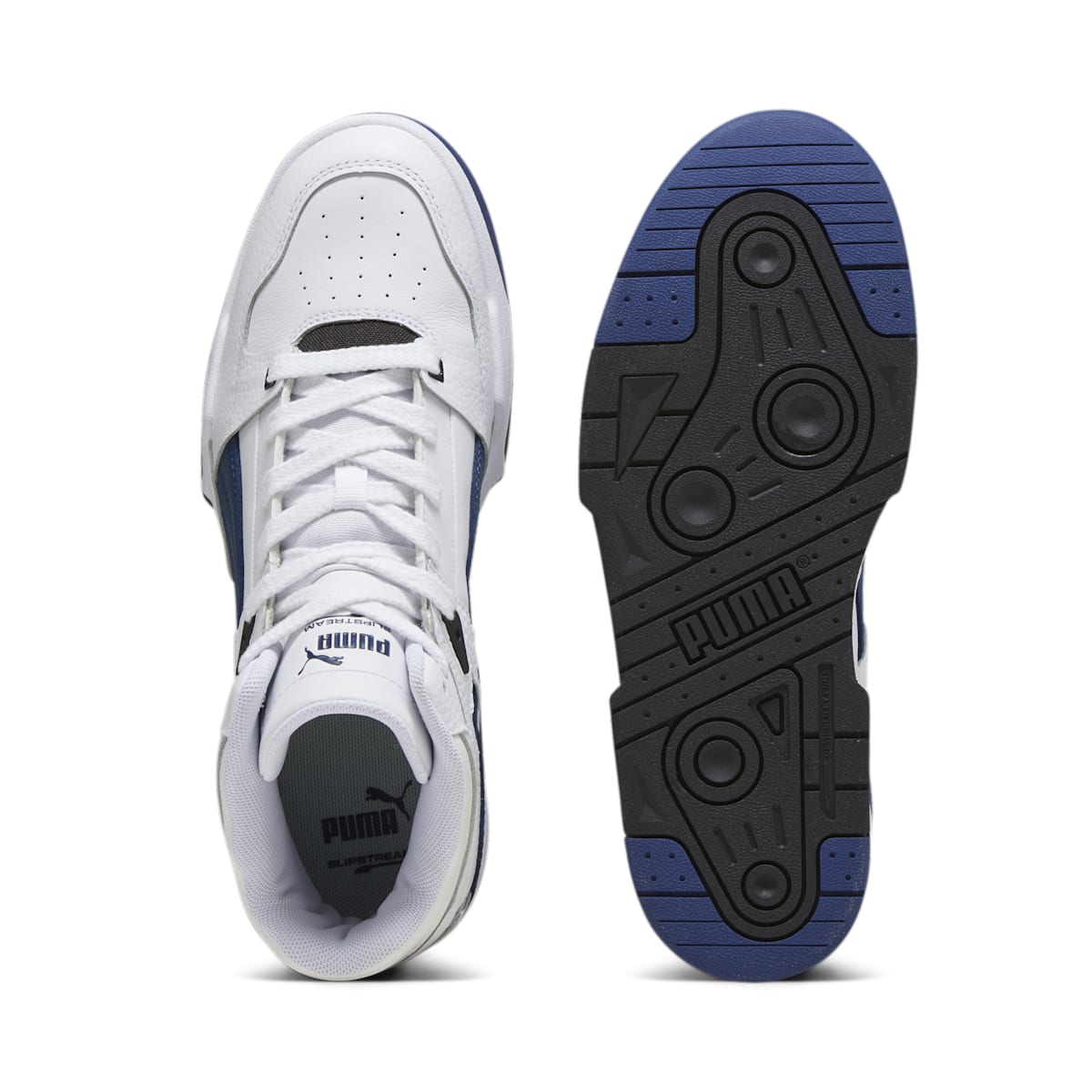 PUMA Slipstream High Cracked Leather 'White Navy' 393273-01
