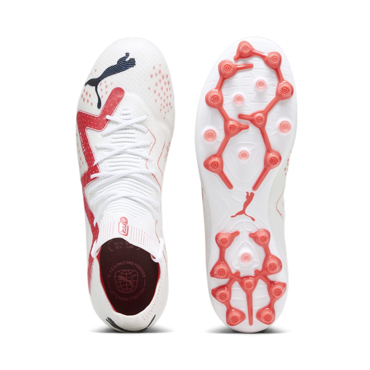 PUMA Future Ultimate MG 'White Black Fire Orchid' 107358-01