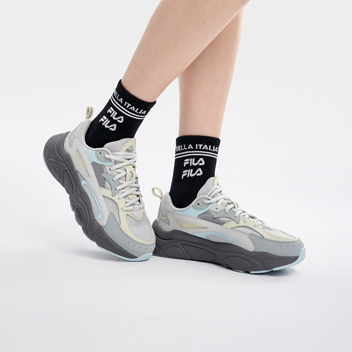 (WMNS) FILA Mars 1S Sneakers 'Green Blue Grey' F12W322109FAB