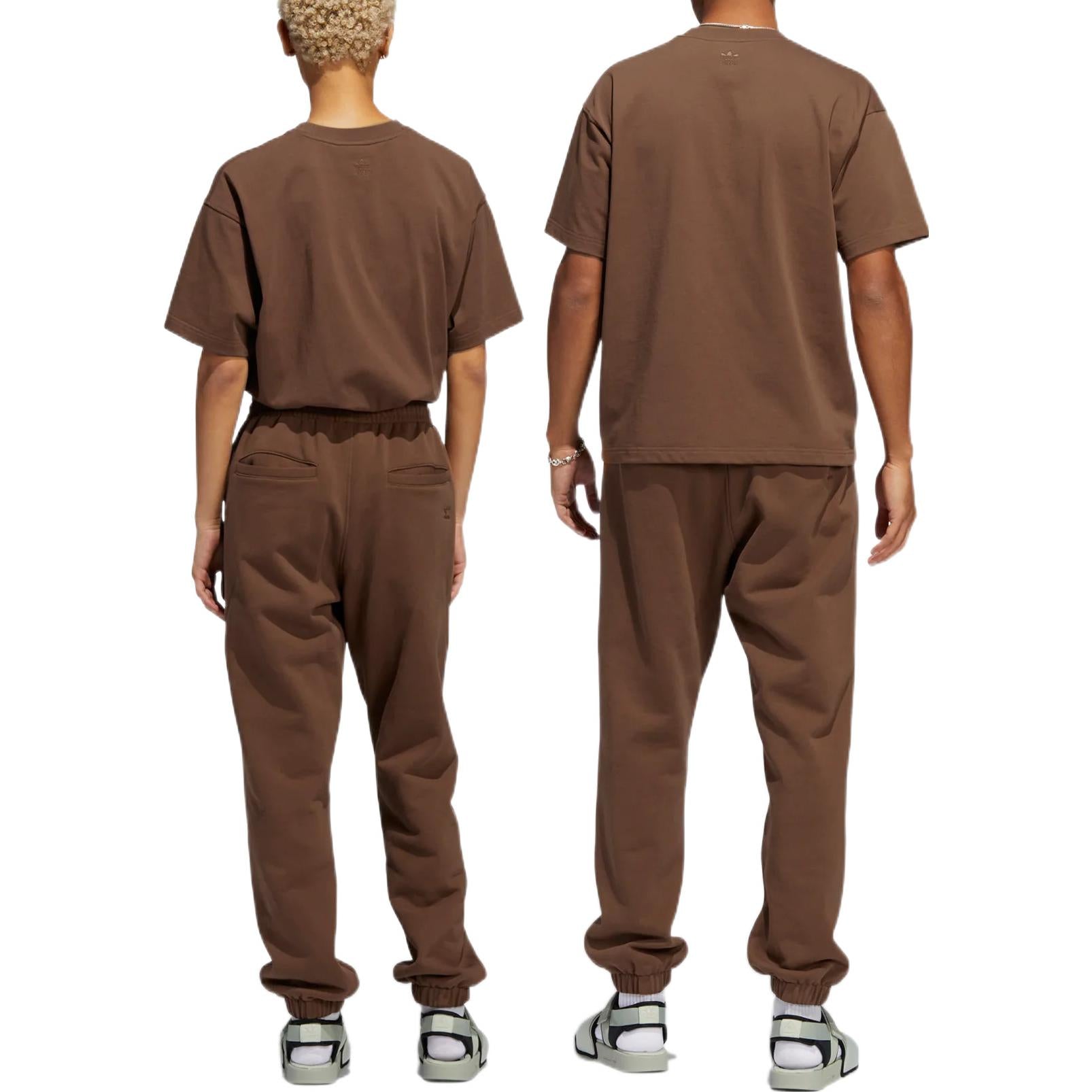 adidas x Pharrell Humanrace Small Logo Sweatpants 'Brown' HF9917