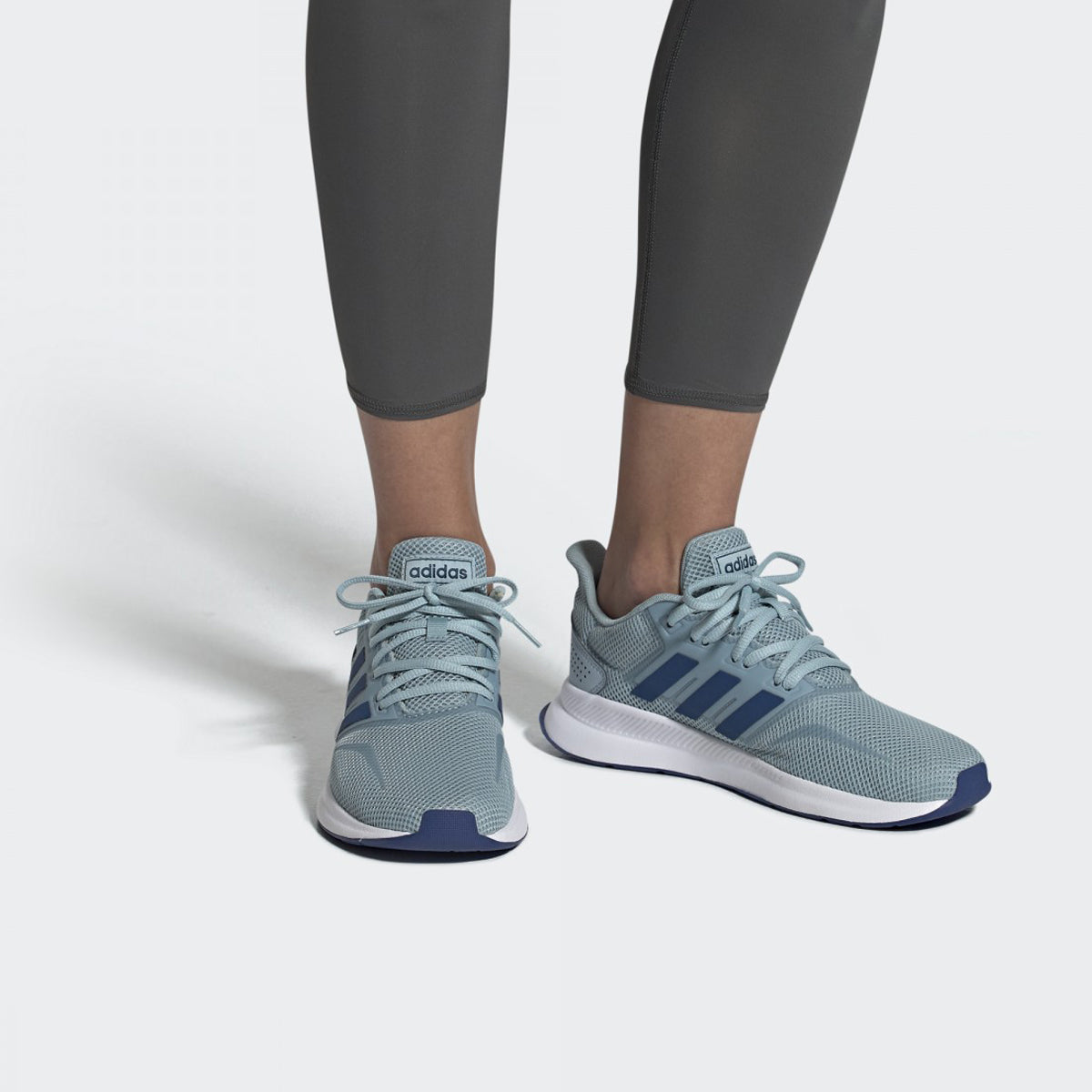 (WMNS) adidas Runfalcon 'Blue White' F36624