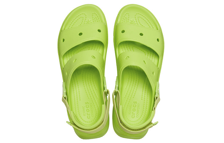 (WMNS) Crocs Classic Hiker Xscape Sandal 'Limeade' 208181-3UH