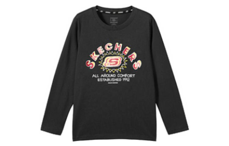 (GS) Skechers Logo Graphic Crew Sweater 'Multi-Color' L422K089