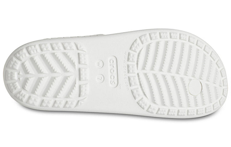 (WMNS) Crocs Sloane Snake Lightweight Cozy Sports Slippers White 206918-100