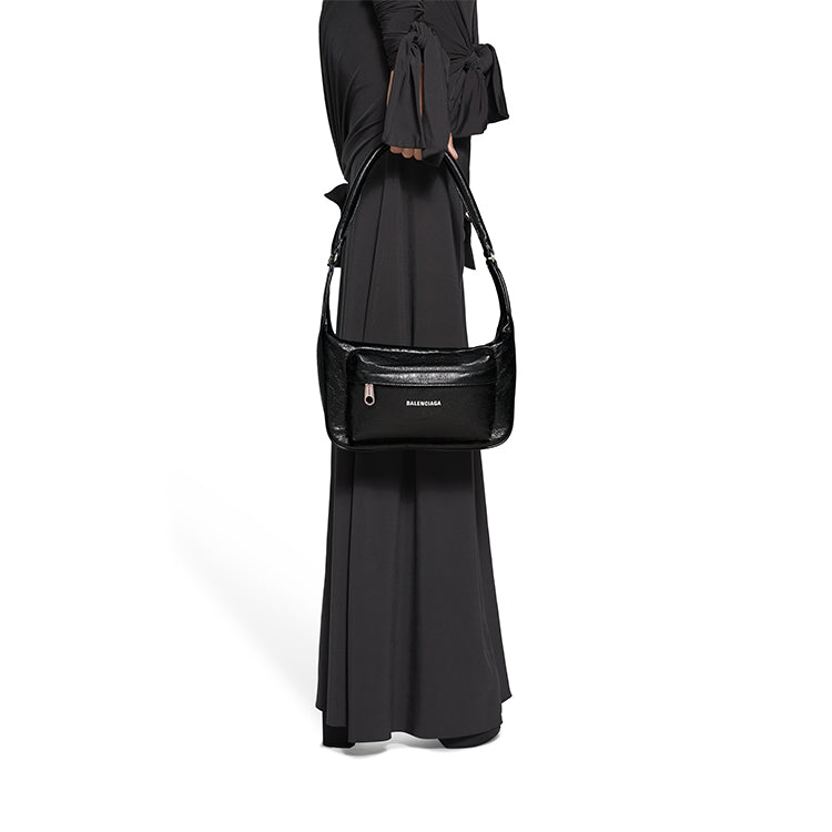(WMNS) Balenciaga Raver Medium Bag With Handle 'Black' 7411272AACQ1000
