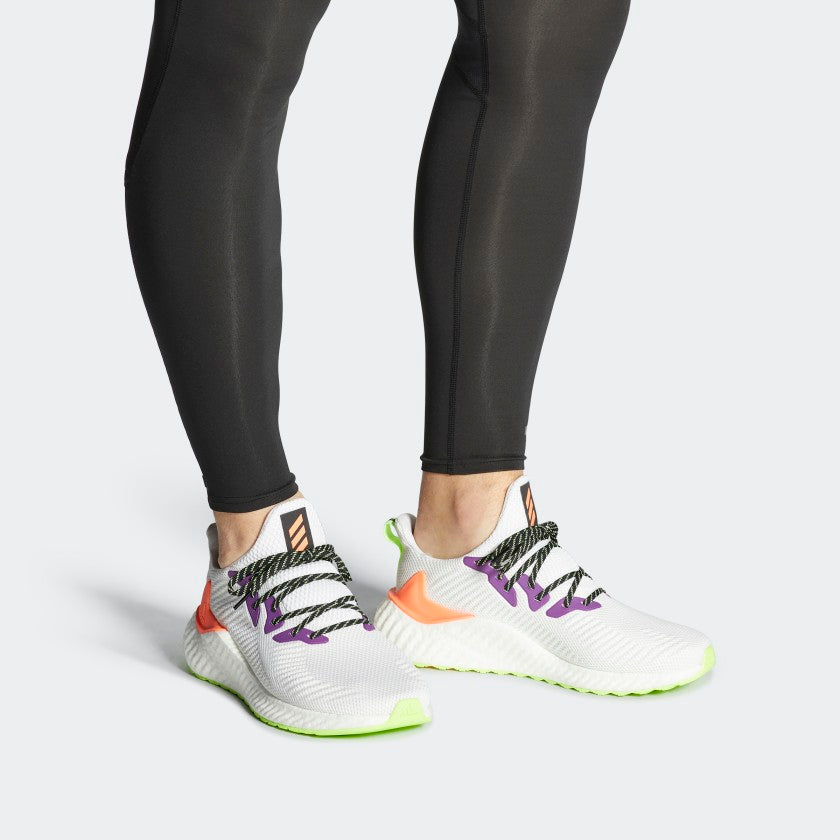 adidas AlphaBoost 'White Signal Green' FW4543