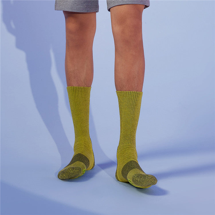 PUMA Fleece Lined Long Sock 3 Pair 'Green' 100002546-004