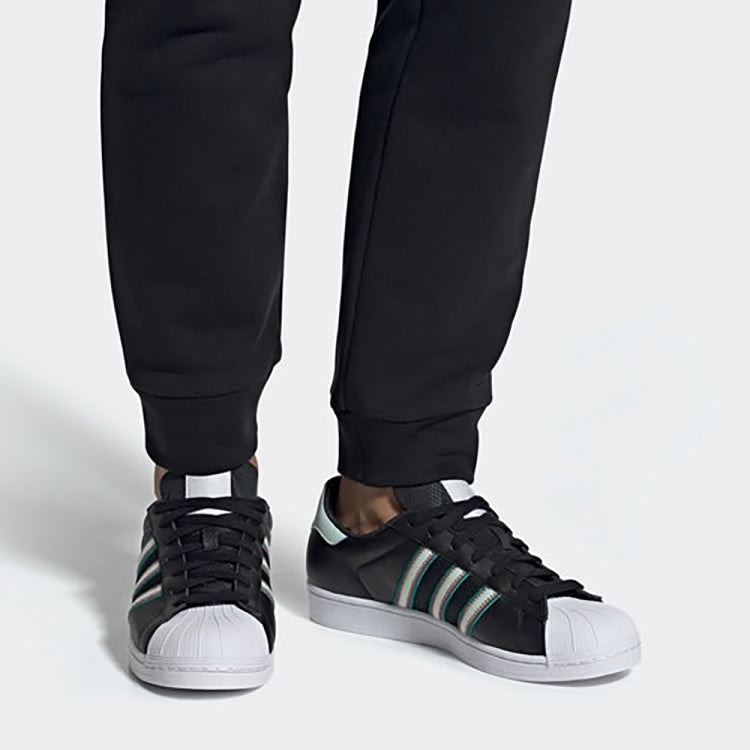 adidas originals Superstar Black Green BD7417