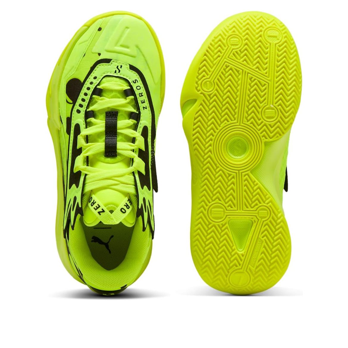 (GS) PUMA Scoot Zeros 2 'Yellow Alert Black' 312230-02