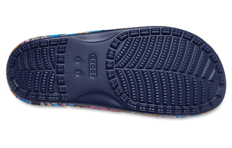 Crocs Classic Crocs Retro Floral Sandals 'Blue Multi' 208975-4HQ