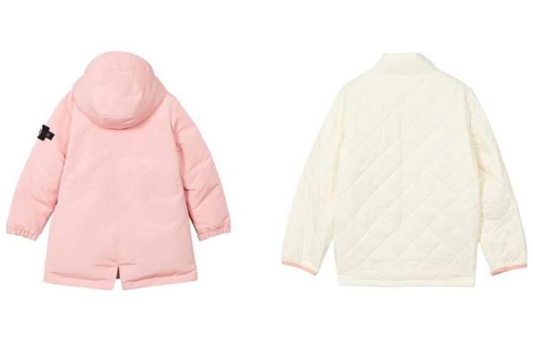 (GS) Skechers Logo Printed Long Down Jacket 'Multi-Color' L421G116