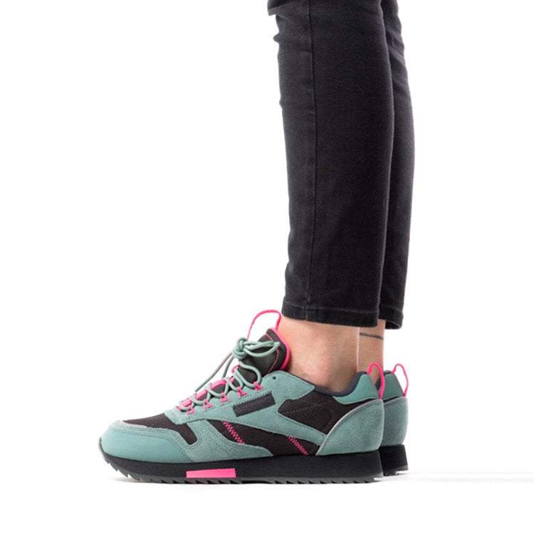 (WMNS) Reebok Classic Leather Ripple Trail Sneakers Green EG5973