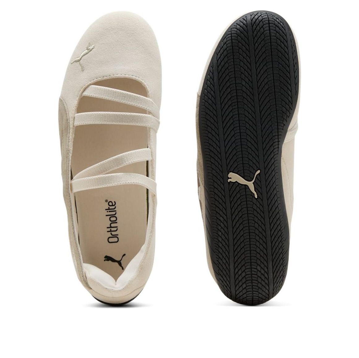 (WMNS) PUMA Speedcat Ballet Suede 'Alpine Snow Black' 401287-08