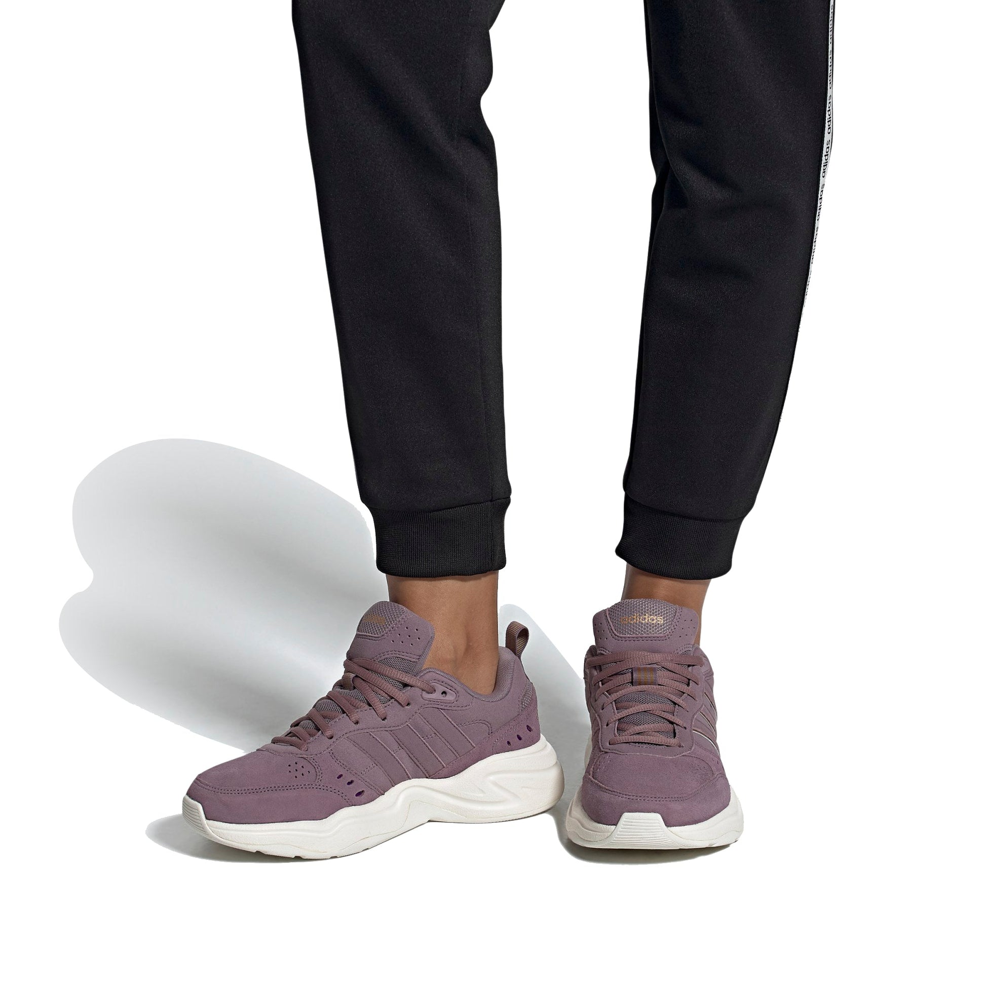 (WMNS) adidas neo Strutter Purple/White EG8008