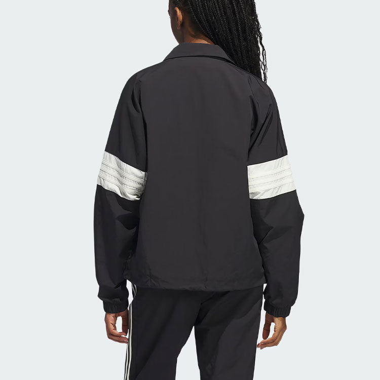 adidas Originals 3 Coach Jacket (Gender Neutral) Asia Sizing 'Black White' IM9646