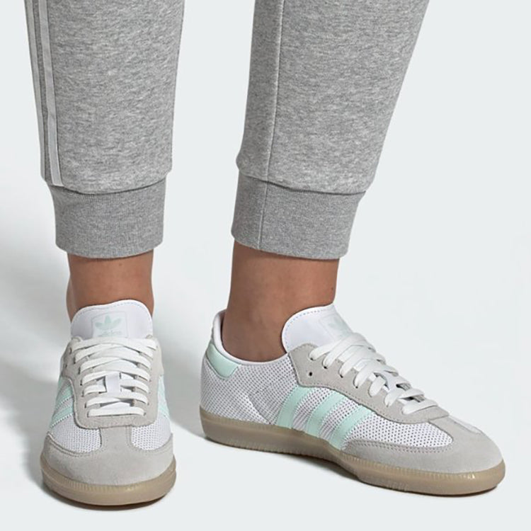 (WMNS) adidas Samba OG 'White Mint Grey' CG6108