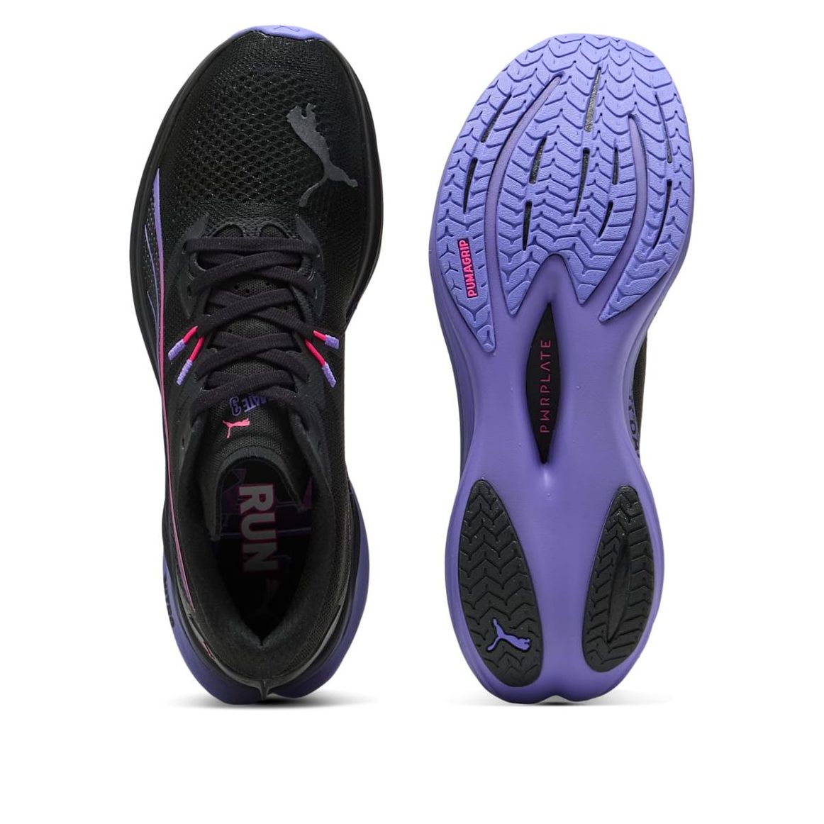 PUMA Deviate Nitro Digitokyo 'Black Dark Amethyst' 312367-01
