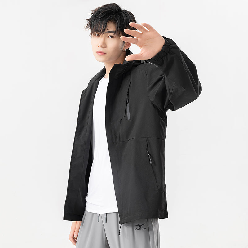 Mizuno Logo Outdoor Jacket 'Black' A2CE3112
