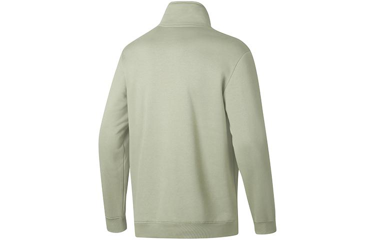 Skechers Basic Woven Half-Zip Crew Sweater 'Black White' P423U015