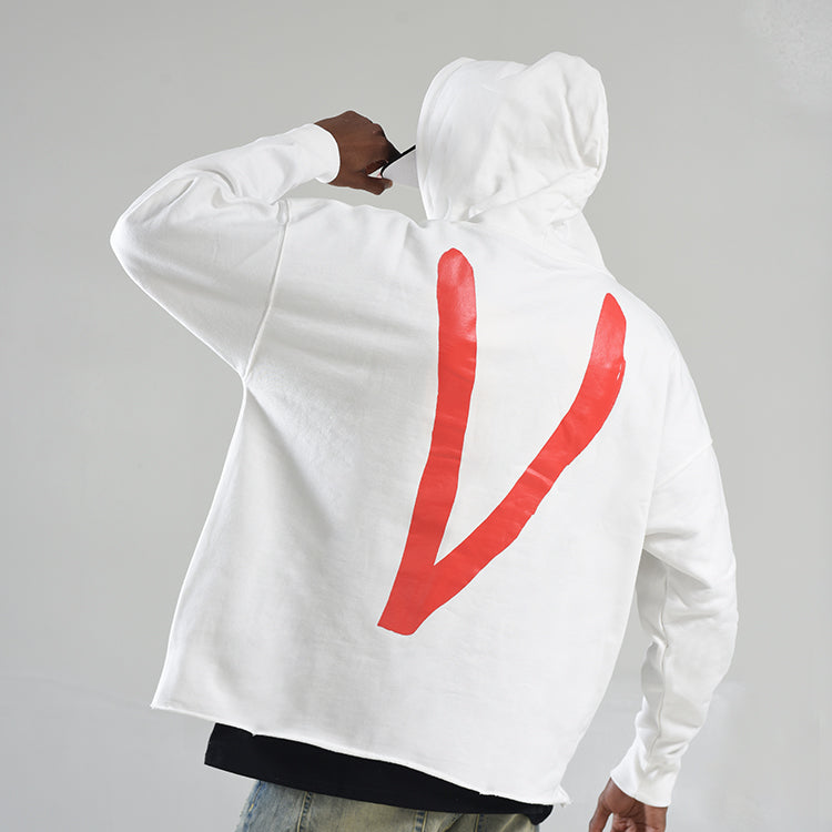 VLONE LOVE Printing Back Large Logo White Red HD-8