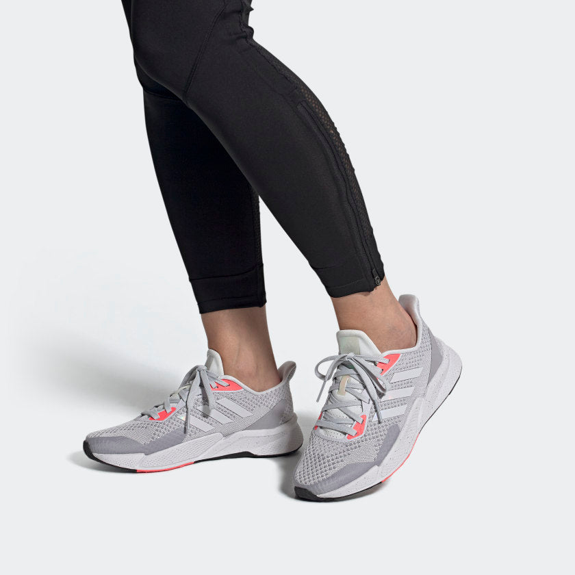 (WMNS) adidas X9000l2 Grey/Red EH0042