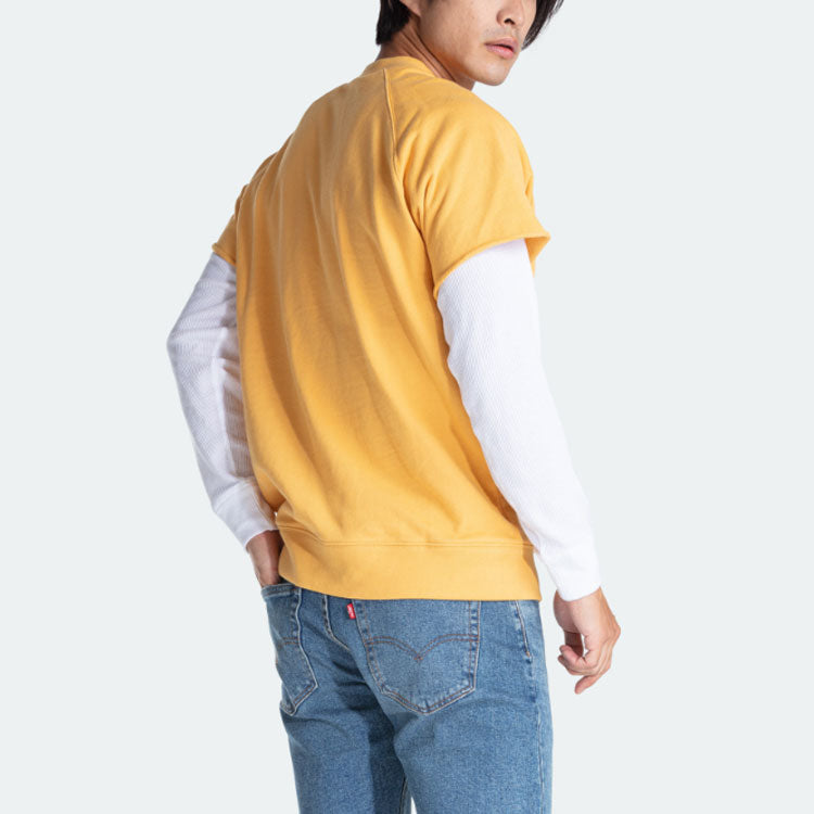 Men's Levis Round Neck Long Sleeves Yellow 85540-0000