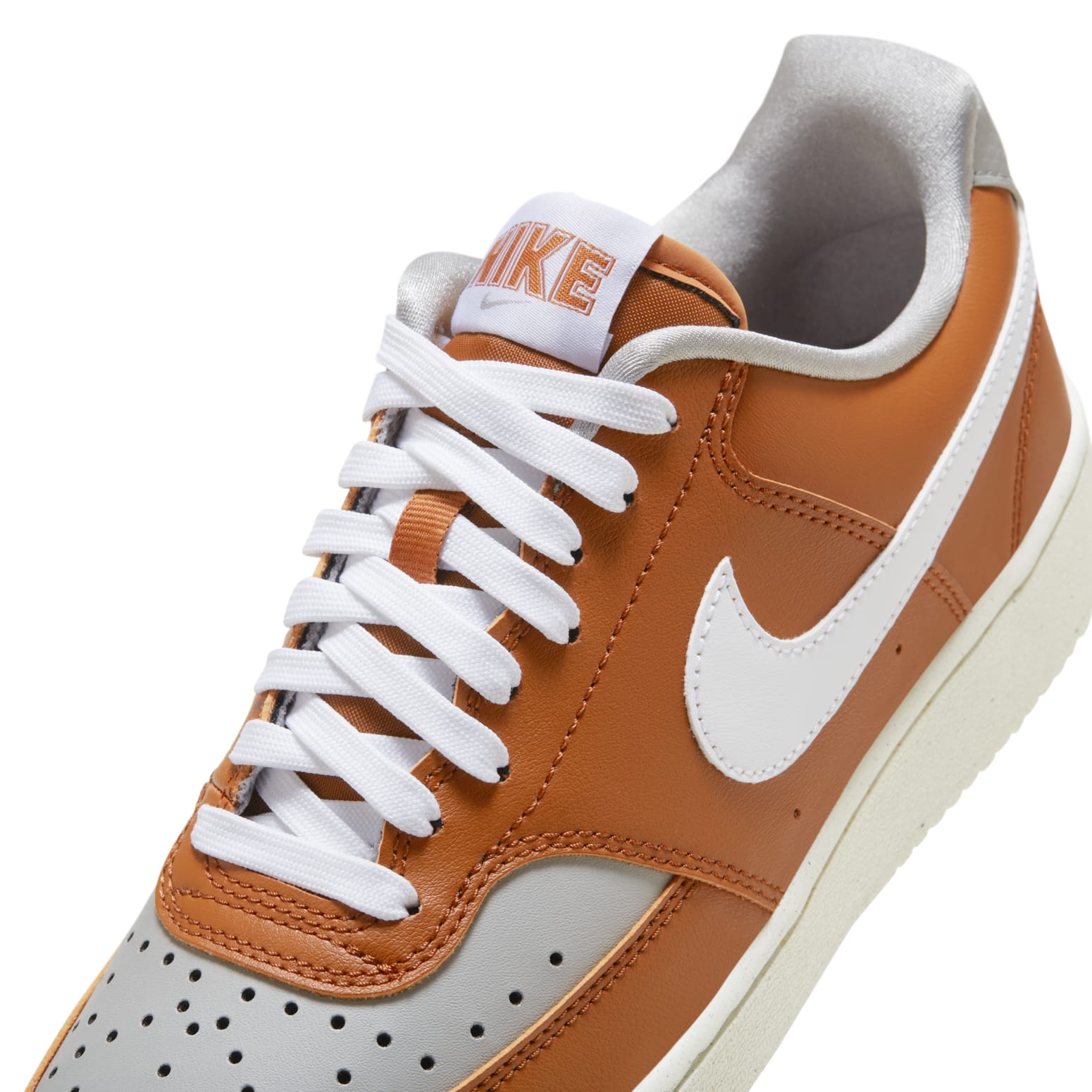 (WMNS) Nike Court Vision LO NN 'Orange Grey' FJ2767-800