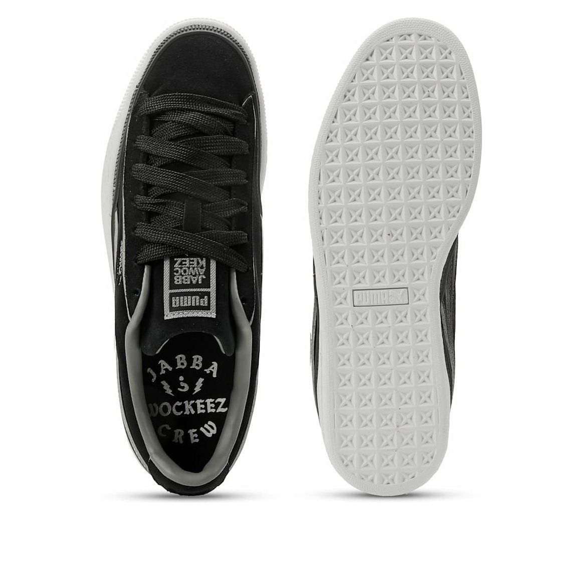 PUMA x Jabbawockeez Suede 'PUMA Black Flat Medium Gray PUMA Silver' 408747-01