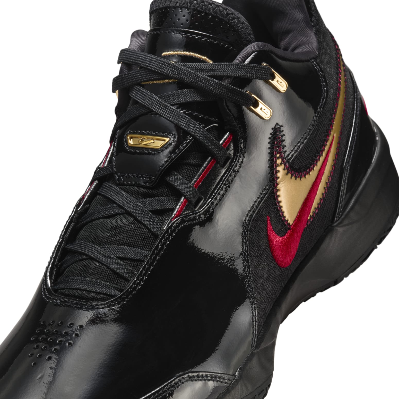 Nike Zoom LeBron NXXT Gen AMPD 'Black University Red Gold' FJ1566-001