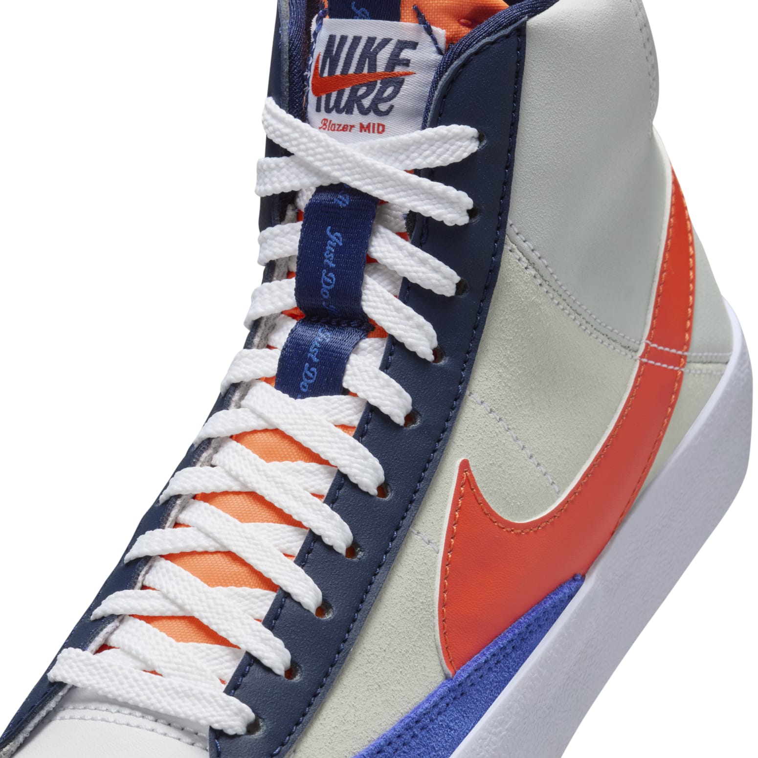 (GS) Nike Blazer Mid '77 SE 'Midnight Navy Team Orange' FQ7413-100