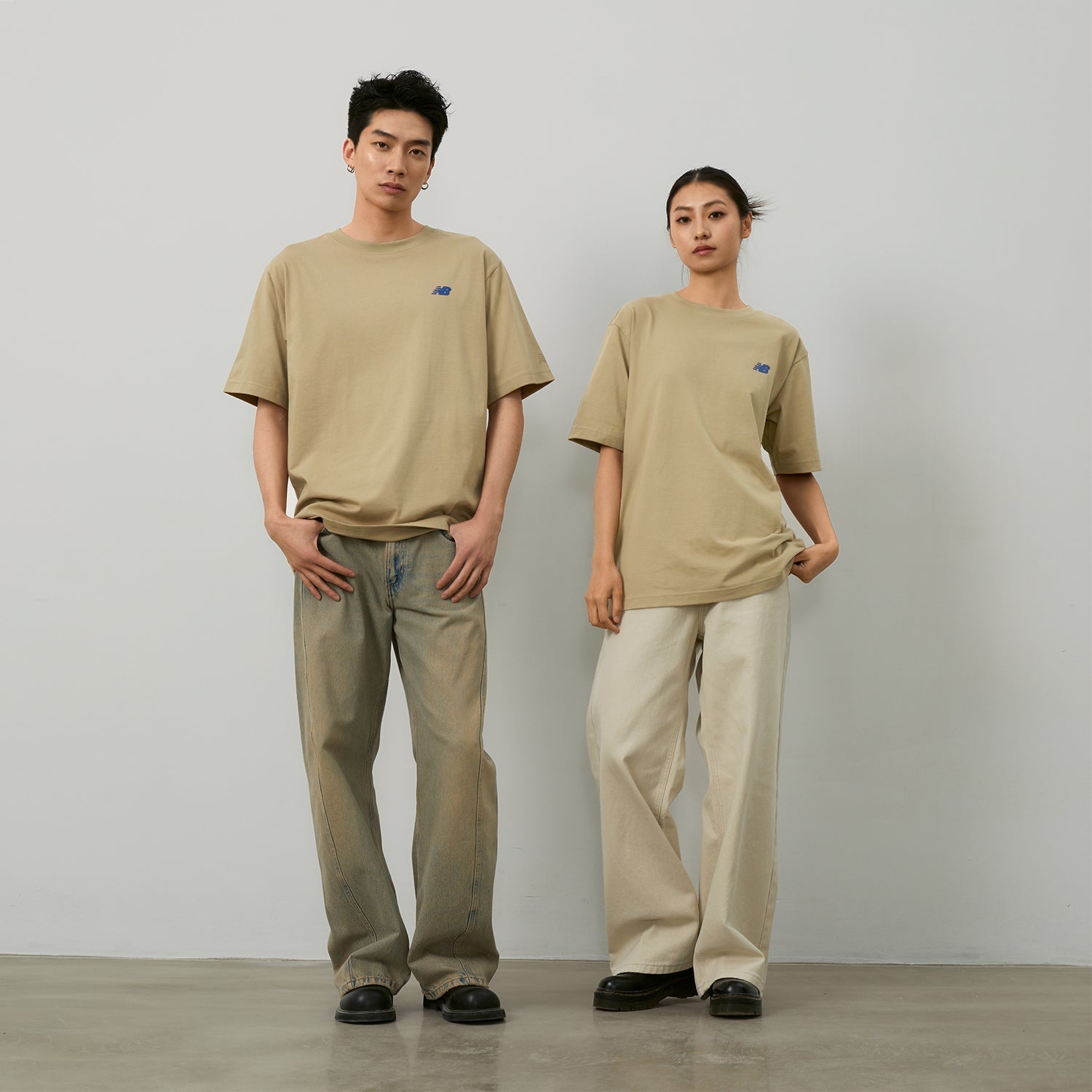 New Balance Running Graphic T-Shirt Asia Sizing 'Tan' NEE26121-LB