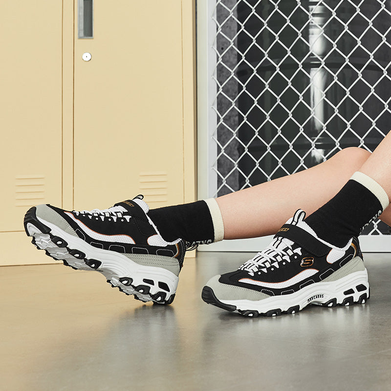 Skechers D'Lite K Black/Gold 996212L-BKGD