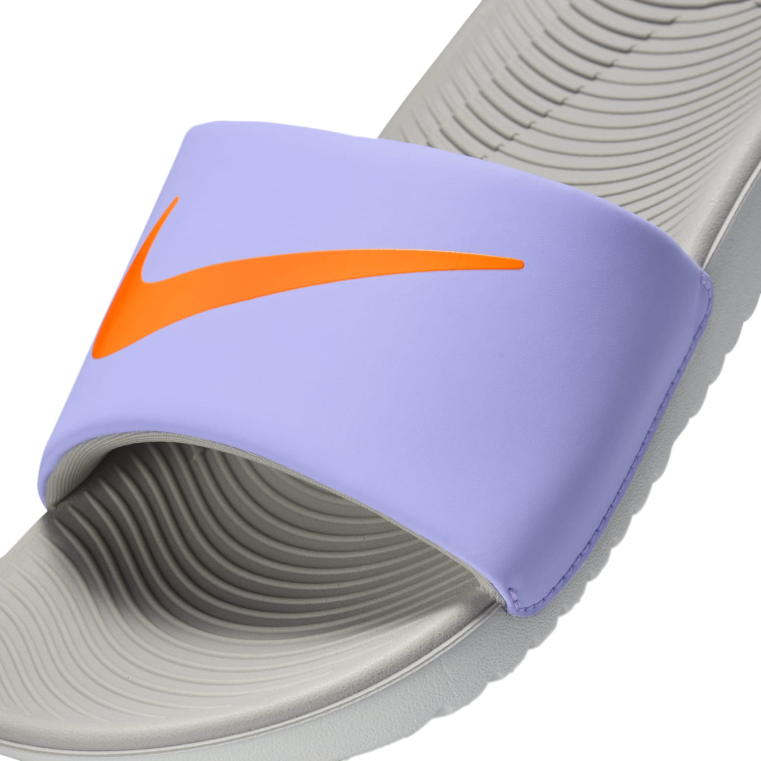 (GS) Nike Kawa Slides 'Purple Pulse Total Orange' FJ8812-500