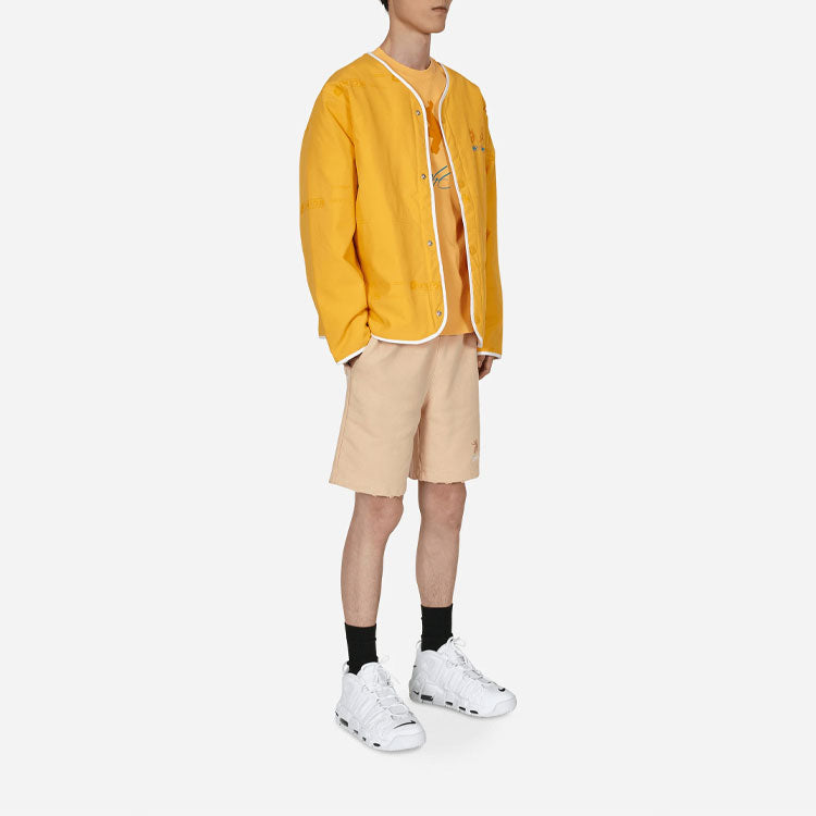 Air Jordan x union Crossover Solid Color Printing Logo reversible Long Sleeves Jacket Asia Edition Yellow DJ9519-771