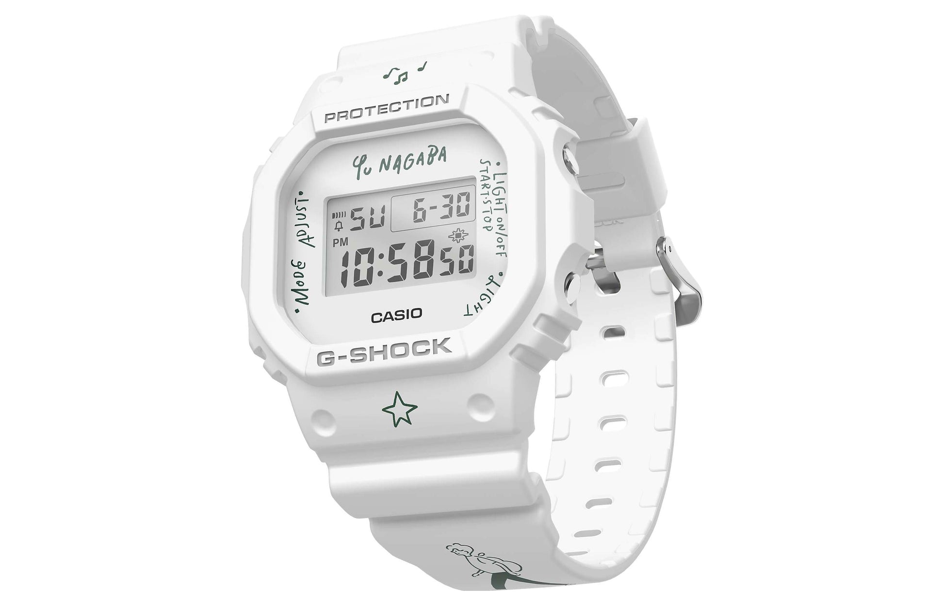 CASIO G-Shock Digital 'White' DWE-5610YU