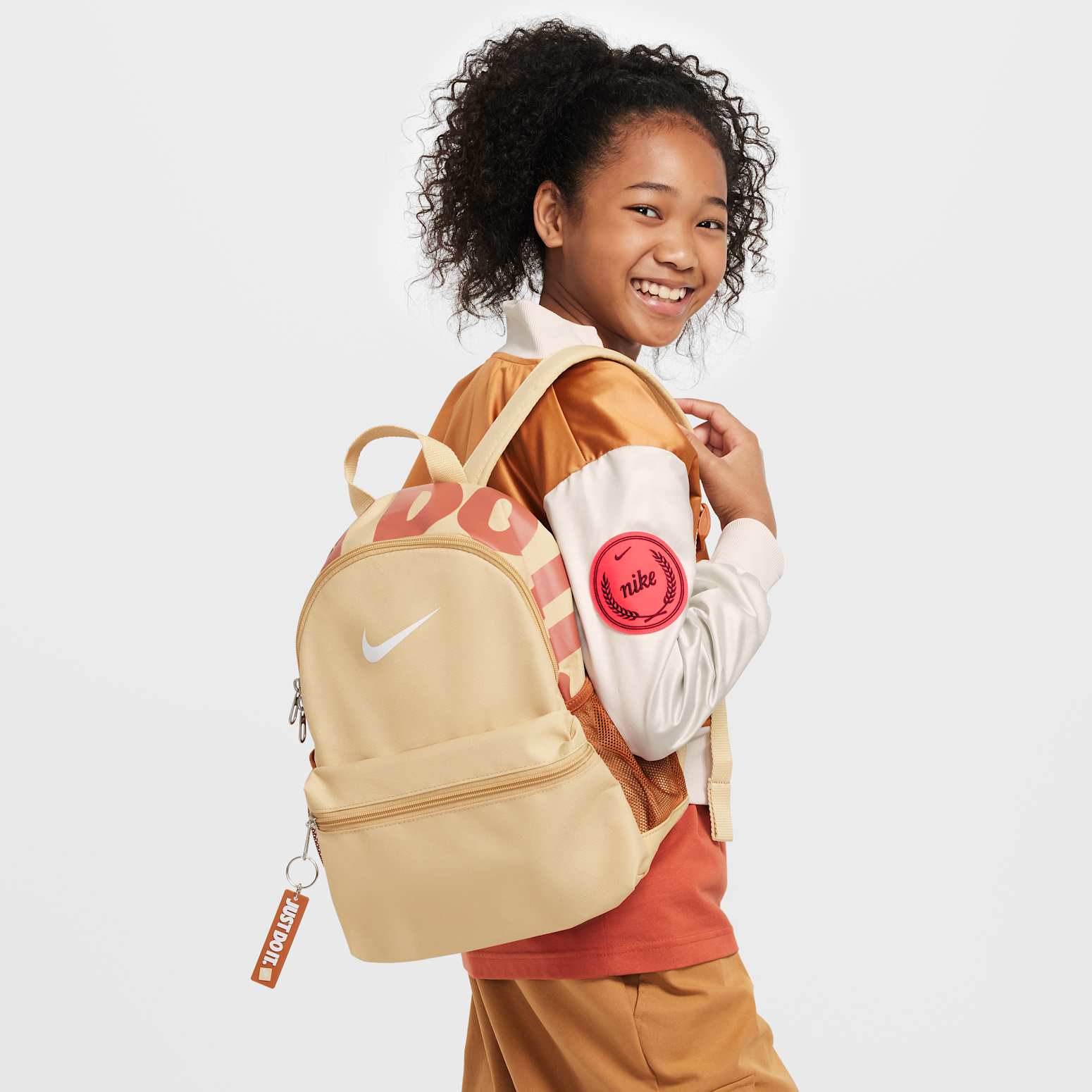 (PS) Nike Brasilia JDI Mini Backpack 11L 'Sesame Dark Russet' DR6091-252