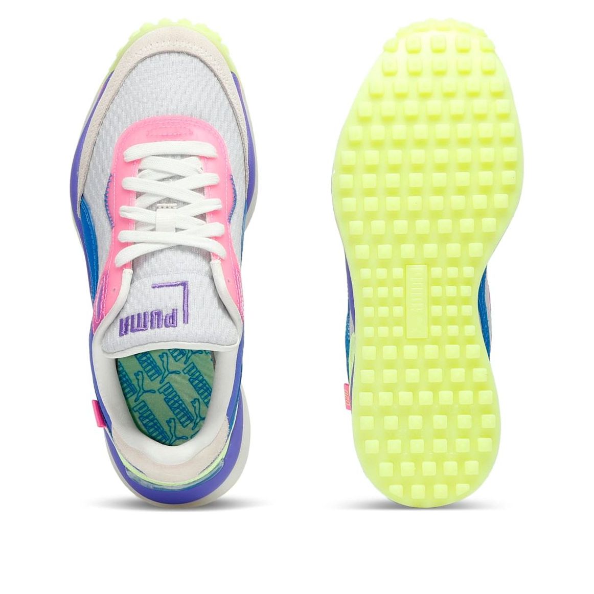 (WMNS) PUMA Style Rider Lumi 'Silver Mist Ultra Blue Fizzy Light' 405728-01