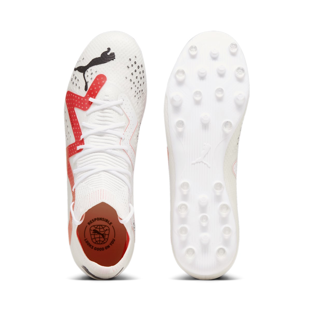 PUMA Future Pro MG 'White Black Fire Orchid' 107363-01