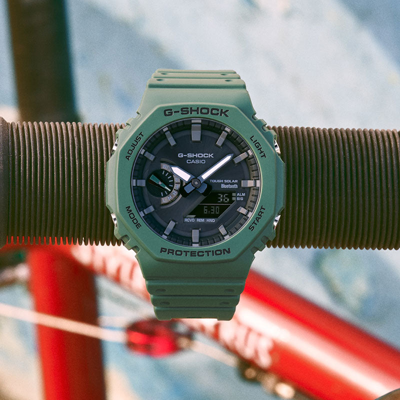 CASIO G-Shock Analog-Digital 'Green' GA-B2100-3APR
