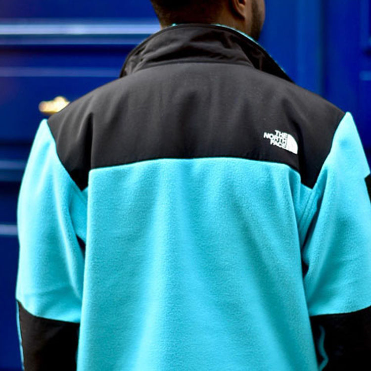 Supreme x The North Face Arc Logo Denali Fleece Jacket 'Black Blue' SUP-SS19-546
