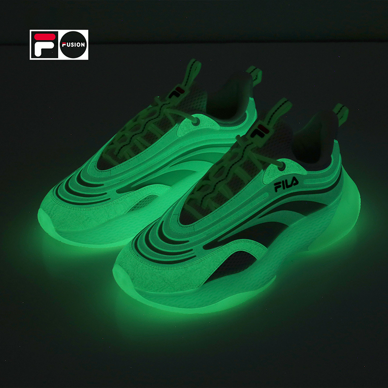 FILA Ray 2 Low Top Clunky Shoes Yellow/Green T12M125201FLC