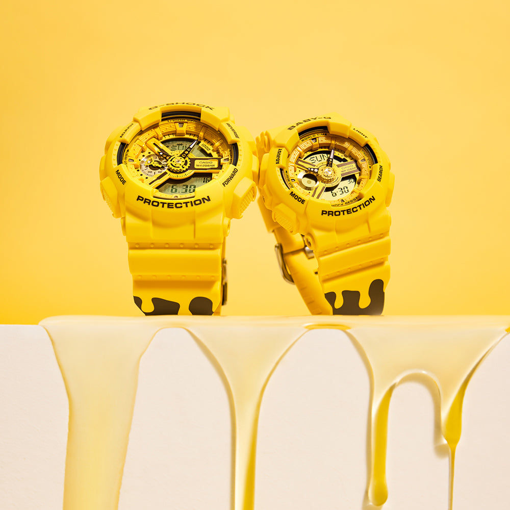 CASIO G-Shock Analog-Digital 'Yellow' SLV-22A-9APFH