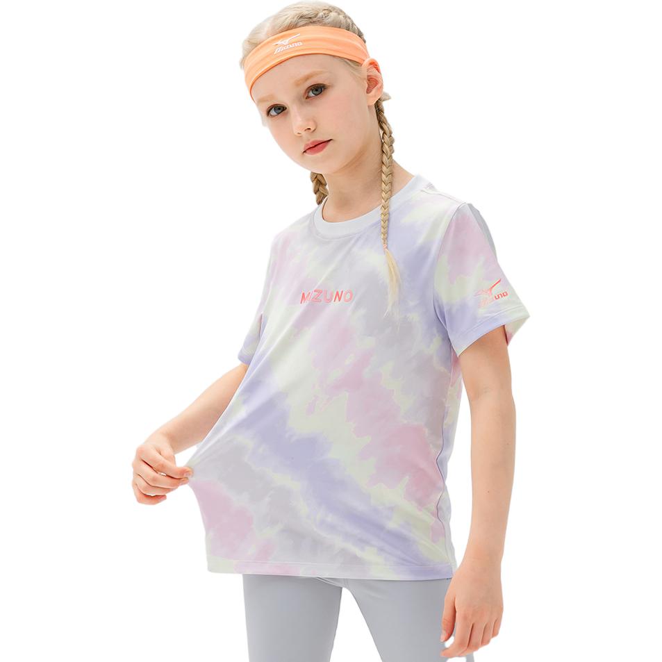 (GS) Mizuno Casual T-shirt 'Pink' T1247