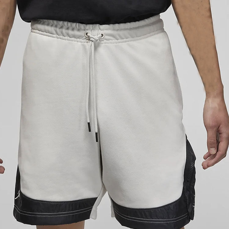 Air Jordan Contrasting Colors Loose Lacing Woven Casual Sports Shorts White DM1862-030