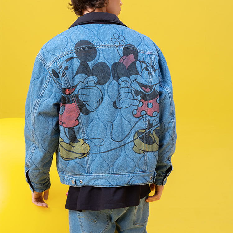 Levis X Disney Unisex Double-sided Denim Jacket Denim-Color A0609-0001